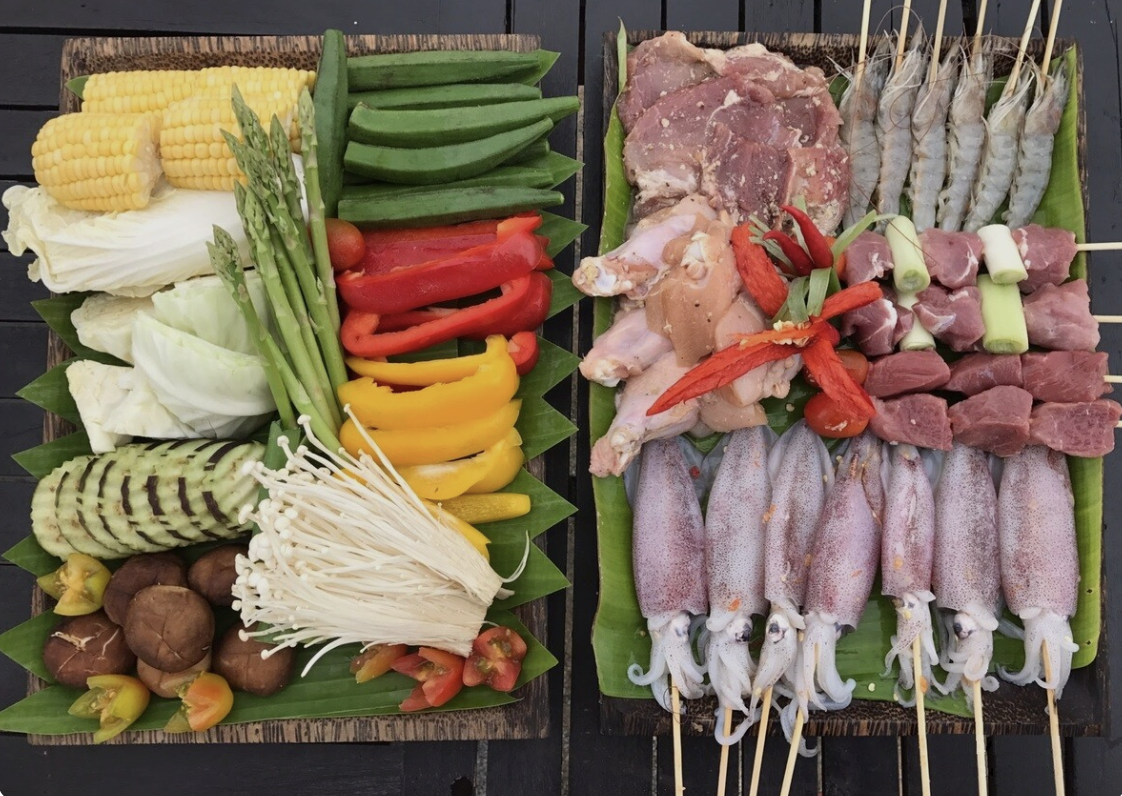 BBQの食材